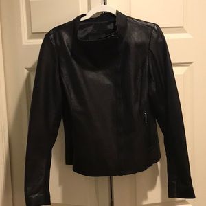 Cigno Nero Lene black lamb leather  jacket
